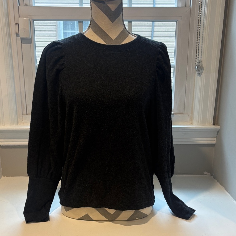 Madewell Gray Long Sleeve Women's Top